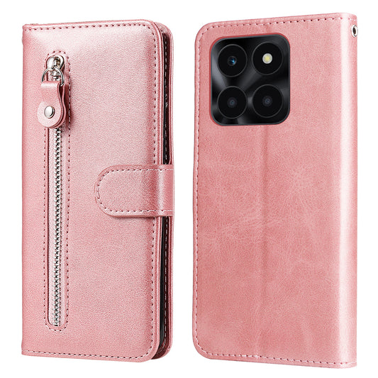 For Honor X6a 4G Case Slim-Fit Phone Shell Stand Function Wallet Cover