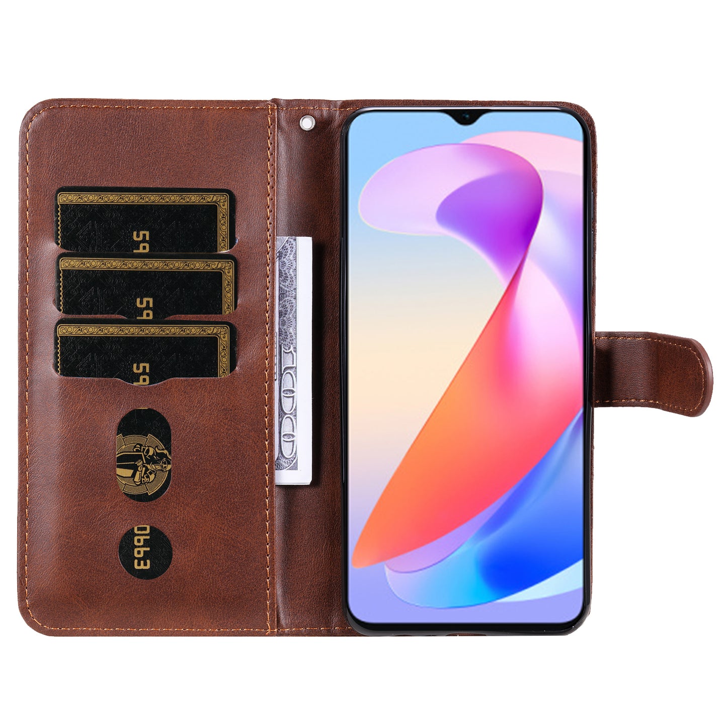 For Honor X6a 4G Case Slim-Fit Phone Shell Stand Function Wallet Cover