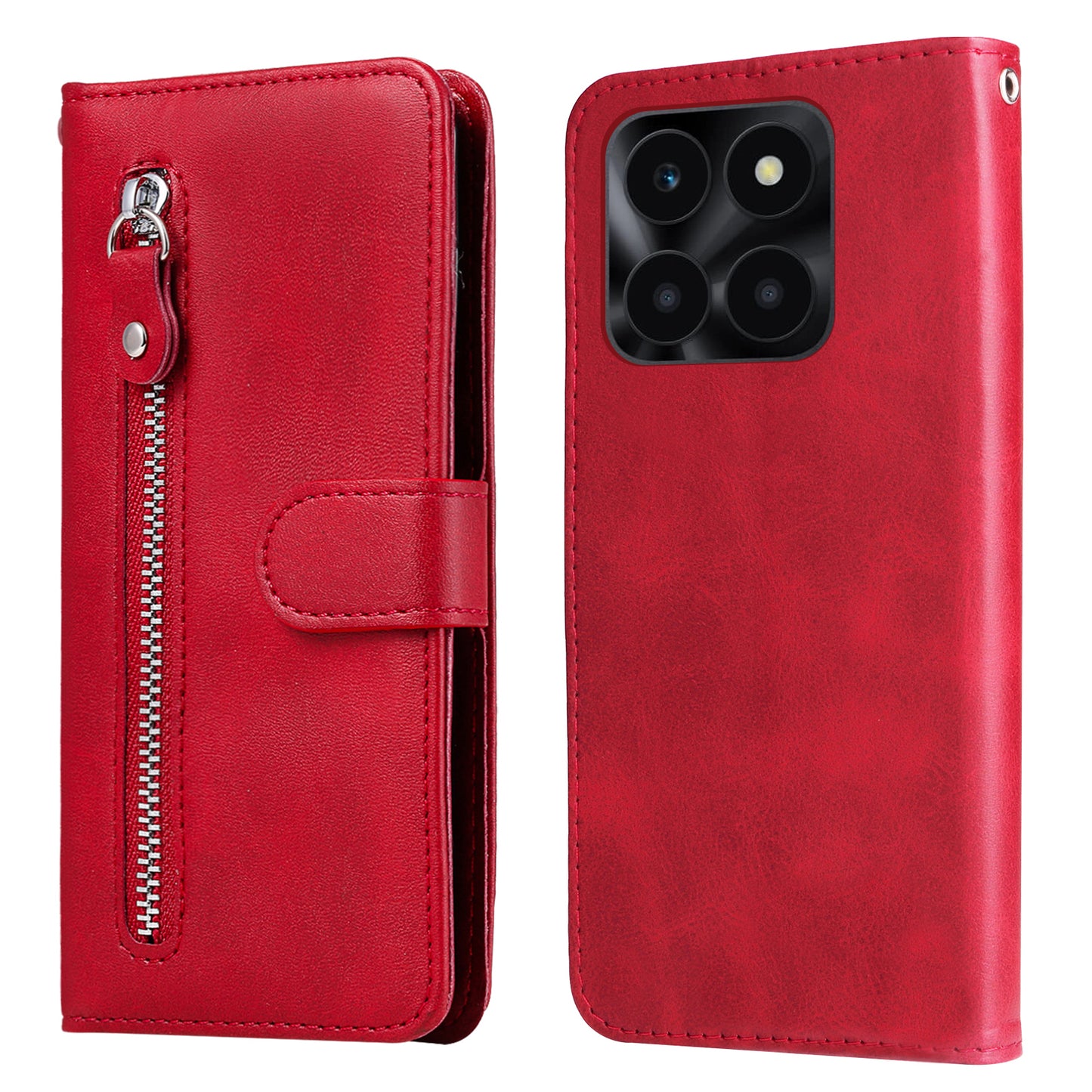 For Honor X6a 4G Case Slim-Fit Phone Shell Stand Function Wallet Cover