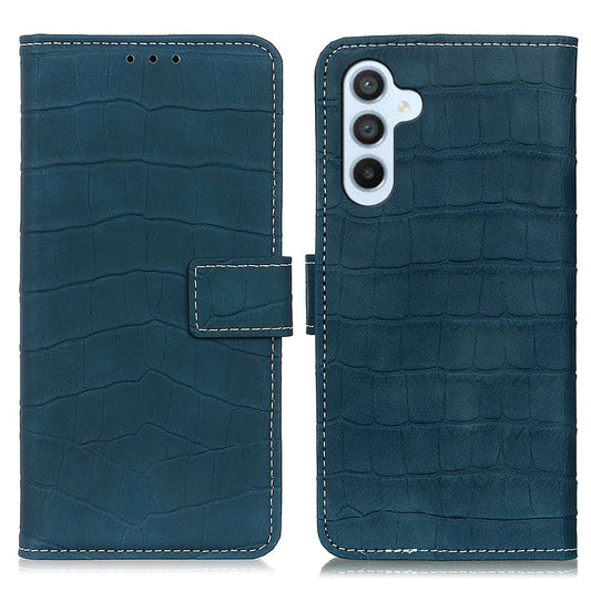 For Samsung Galaxy A05s 4G Case Shockproof Phone Shell Stand Crocodile Texture Leather Wallet