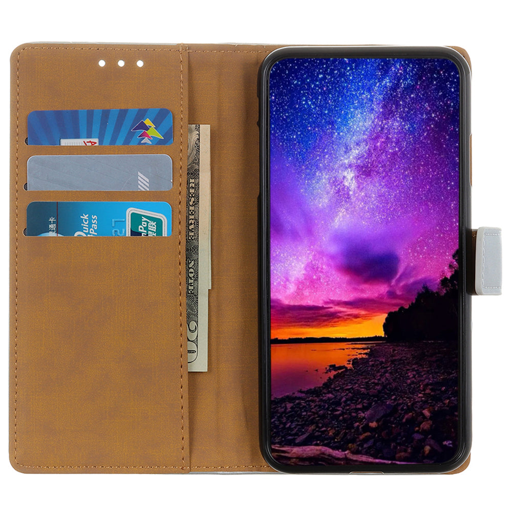 For Samsung Galaxy A05 4G Case Slim-Fit Leather Wallet Phone Cover with Stand Function