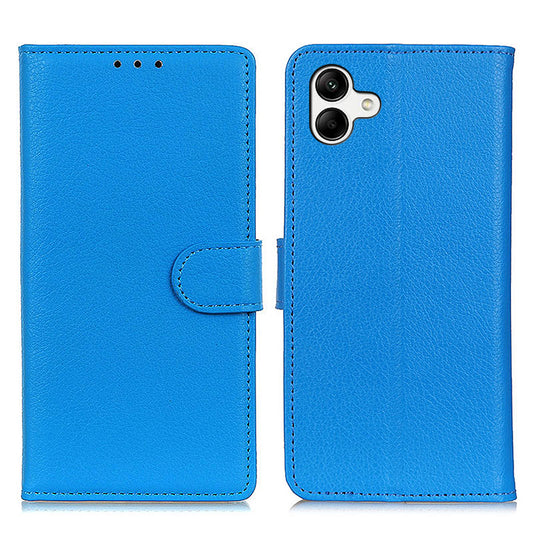 For Samsung Galaxy A05 4G Case Wallet Stand Litchi Texture PU Leather Phone Cover