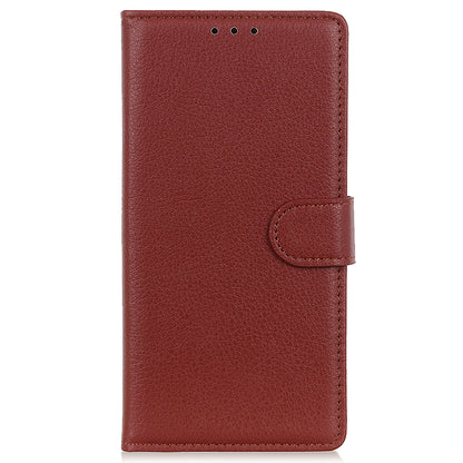 For Samsung Galaxy A05 4G Case Wallet Stand Litchi Texture PU Leather Phone Cover