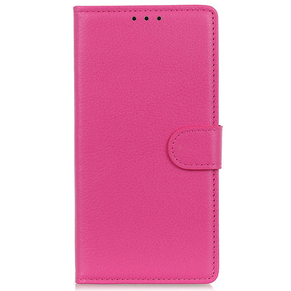 For Samsung Galaxy A05 4G Case Wallet Stand Litchi Texture PU Leather Phone Cover