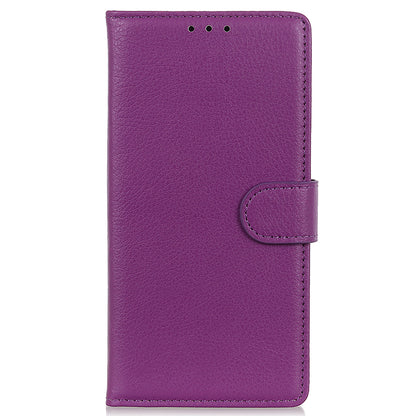 For Samsung Galaxy A05 4G Case Wallet Stand Litchi Texture PU Leather Phone Cover