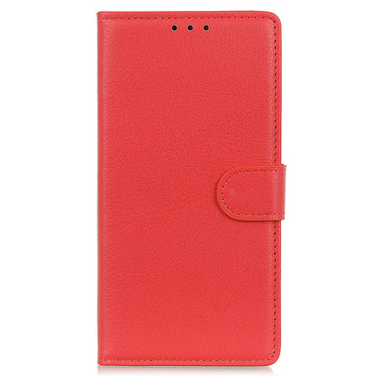 For Samsung Galaxy A05 4G Case Wallet Stand Litchi Texture PU Leather Phone Cover