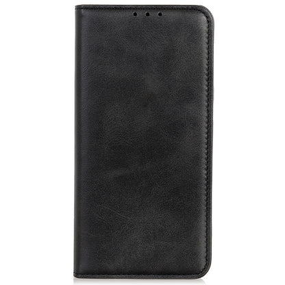 For Samsung Galaxy A05 4G Case Split Leather Cover Wallet Stand Cowhide Texture Phone Shell