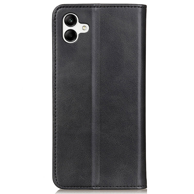 For Samsung Galaxy A05 4G Case Split Leather Cover Wallet Stand Cowhide Texture Phone Shell