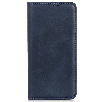 For Samsung Galaxy A05 4G Case Split Leather Cover Wallet Stand Cowhide Texture Phone Shell