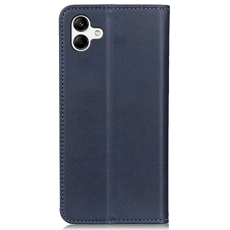 For Samsung Galaxy A05 4G Case Split Leather Cover Wallet Stand Cowhide Texture Phone Shell