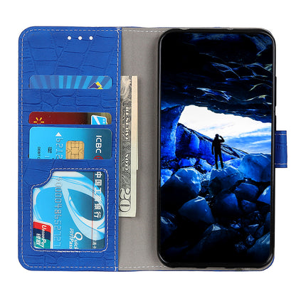 For Samsung Galaxy A05 4G Case Stand Crocodile Texture Leather Phone Wallet Cover