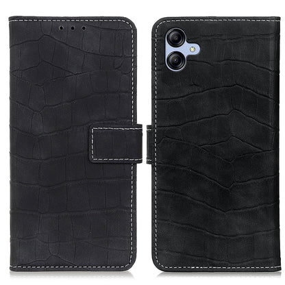 For Samsung Galaxy A05 4G Case Stand Crocodile Texture Leather Phone Wallet Cover