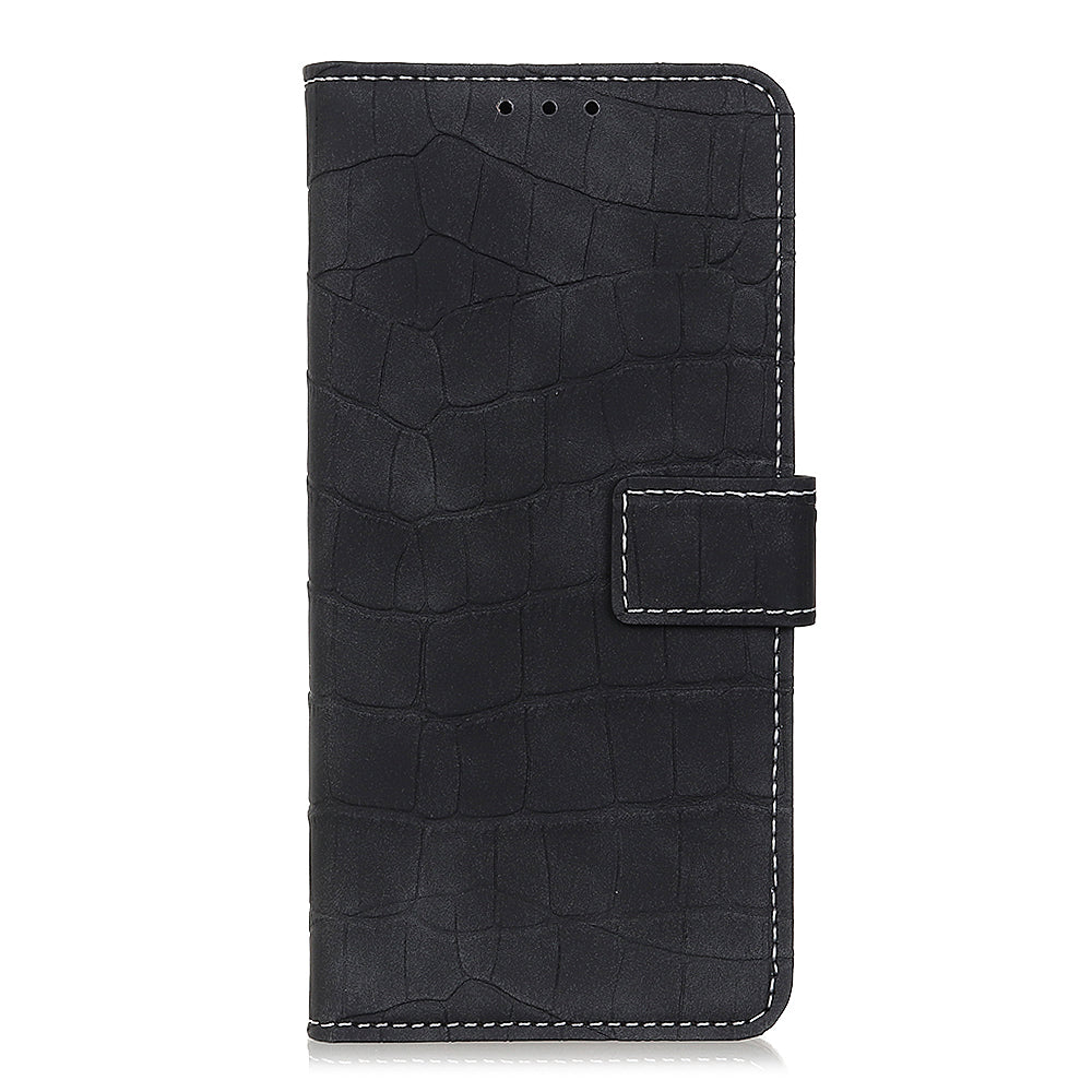 For Samsung Galaxy A05 4G Case Stand Crocodile Texture Leather Phone Wallet Cover