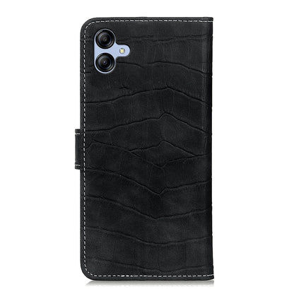 For Samsung Galaxy A05 4G Case Stand Crocodile Texture Leather Phone Wallet Cover