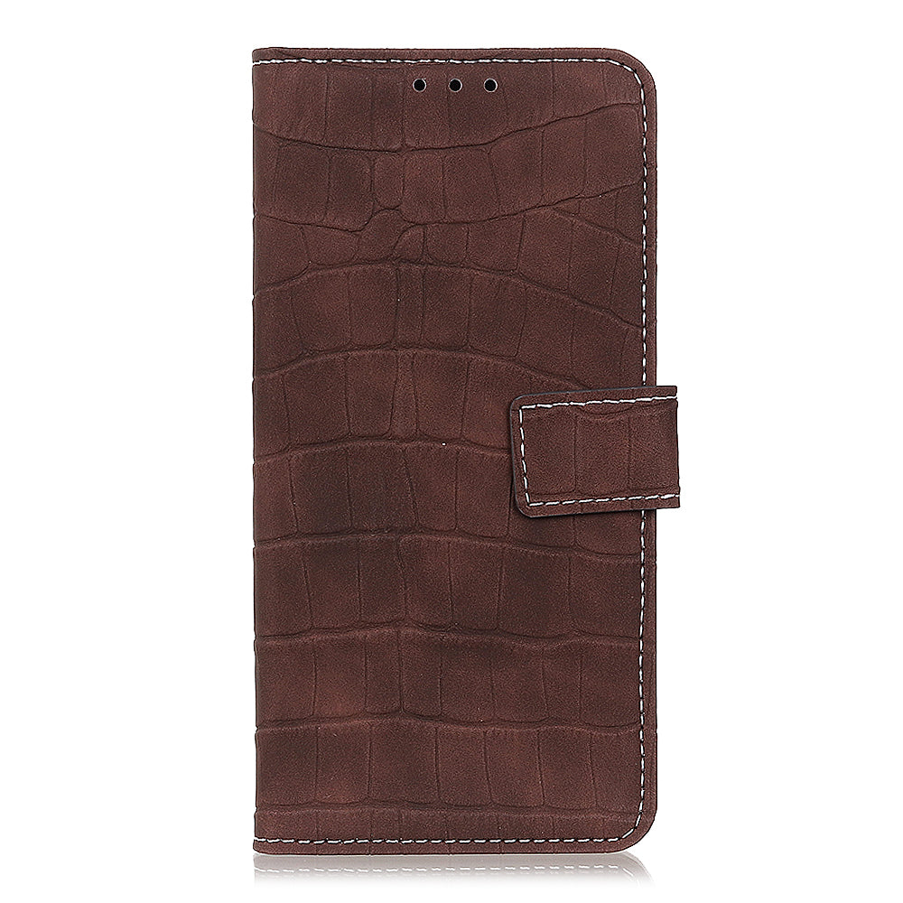 For Samsung Galaxy A05 4G Case Stand Crocodile Texture Leather Phone Wallet Cover