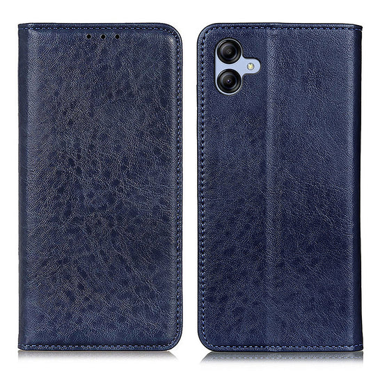 For Samsung Galaxy A05 4G Case PU Leather Crazy Horse Texture Stand Wallet Phone Cover