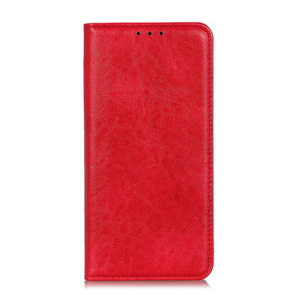 For Samsung Galaxy A05 4G Case PU Leather Crazy Horse Texture Stand Wallet Phone Cover