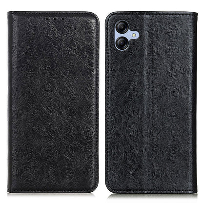 For Samsung Galaxy A05 4G Case PU Leather Crazy Horse Texture Stand Wallet Phone Cover