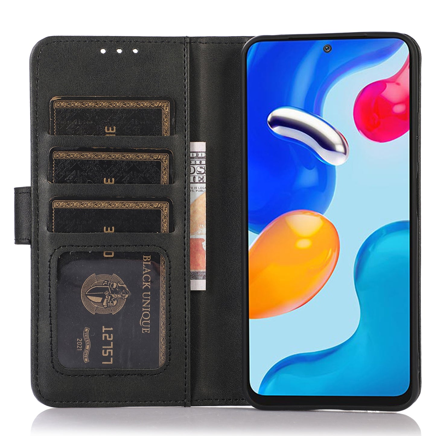 For Samsung Galaxy A05 4G Case Cowhide Texture Anti-Scratch Leather Phone Stand Cover Wallet