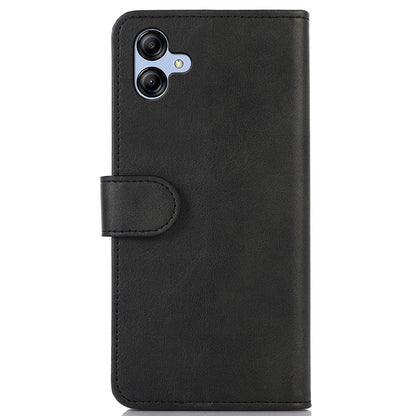 For Samsung Galaxy A05 4G Case Cowhide Texture Anti-Scratch Leather Phone Stand Cover Wallet