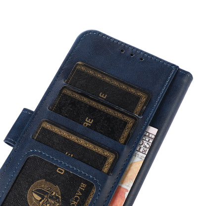 For Samsung Galaxy A05 4G Case Cowhide Texture Anti-Scratch Leather Phone Stand Cover Wallet