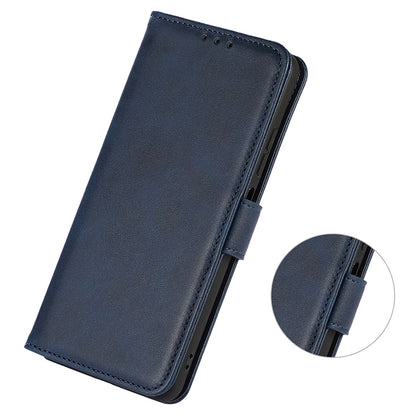 For Samsung Galaxy A05 4G Case Cowhide Texture Anti-Scratch Leather Phone Stand Cover Wallet