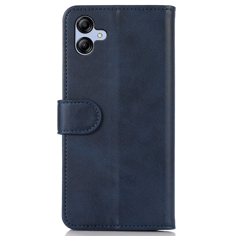 For Samsung Galaxy A05 4G Case Cowhide Texture Anti-Scratch Leather Phone Stand Cover Wallet