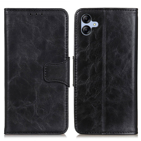 For Samsung Galaxy A05 4G Case Split Leather Crazy Horse Texture Wallet Phone Cover