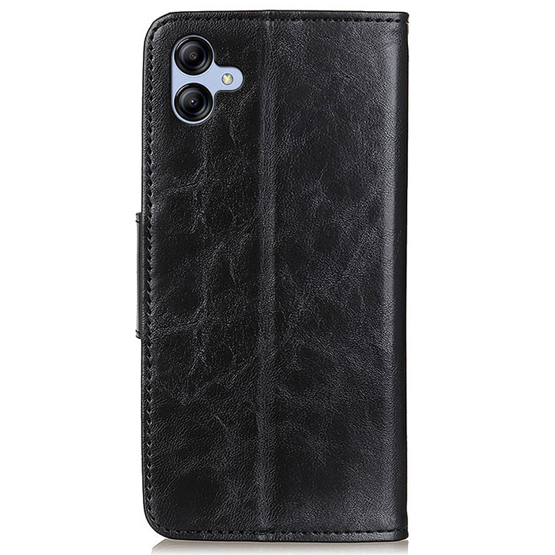 For Samsung Galaxy A05 4G Case Split Leather Crazy Horse Texture Wallet Phone Cover