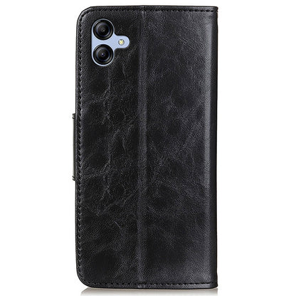 For Samsung Galaxy A05 4G Case Split Leather Crazy Horse Texture Wallet Phone Cover