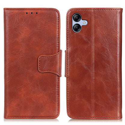 For Samsung Galaxy A05 4G Case Split Leather Crazy Horse Texture Wallet Phone Cover