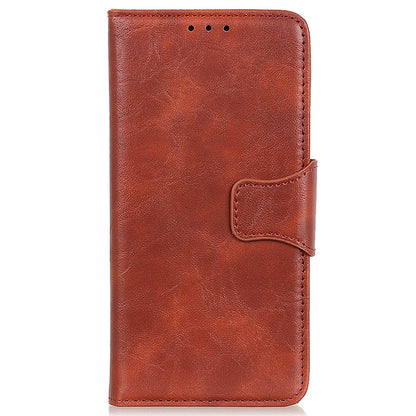 For Samsung Galaxy A05 4G Case Split Leather Crazy Horse Texture Wallet Phone Cover