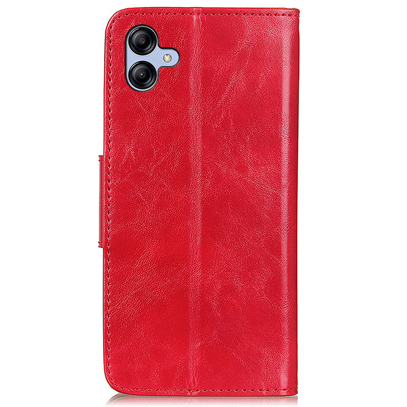 For Samsung Galaxy A05 4G Case Split Leather Crazy Horse Texture Wallet Phone Cover