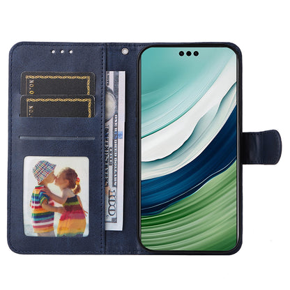For Huawei Mate 60 Pro Case Calf Texture Wallet Stand PU Leather Protection Cell Phone Cover