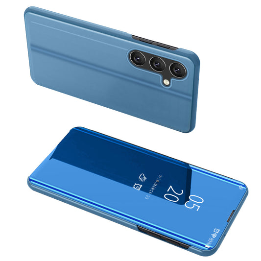 For Samsung Galaxy M34 5G / F34 5G Case Mirror Surface View Window Leather Stand Cover