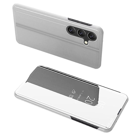 For Samsung Galaxy M34 5G / F34 5G Case Mirror Surface View Window Leather Stand Cover