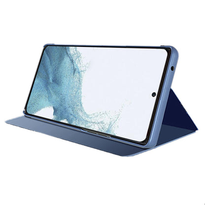 For Samsung Galaxy M34 5G / F34 5G Case Mirror Surface View Window Leather Stand Cover