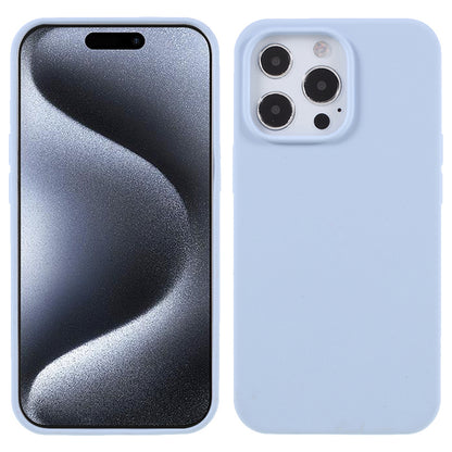For iPhone 15 Pro Case Anti-scratch Ultra-slim Silicone Phone Back Cover