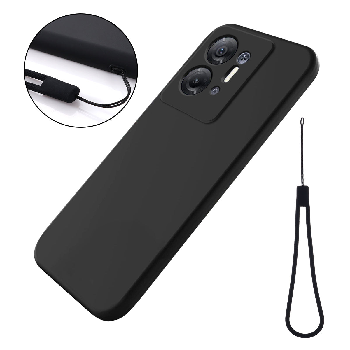 For Infinix Hot 30 Case Liquid Silicone + Soft Lining Anti-scratch Phone Back Cover