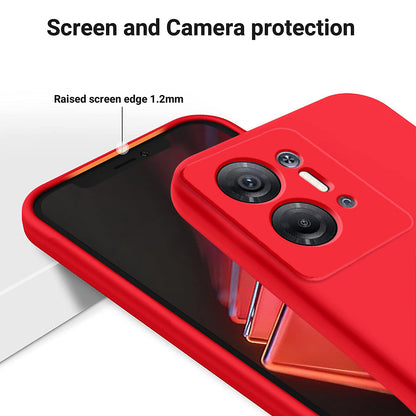 For Infinix Hot 30 Case Liquid Silicone + Soft Lining Anti-scratch Phone Back Cover