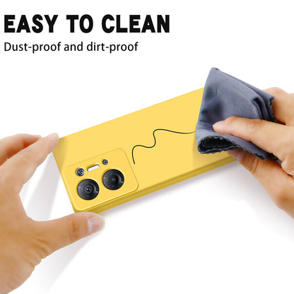 For Infinix Hot 30 Case Liquid Silicone + Soft Lining Anti-scratch Phone Back Cover
