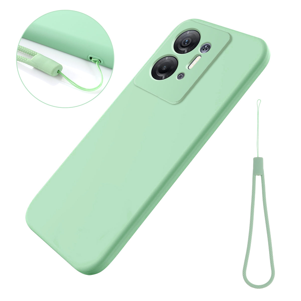For Infinix Hot 30 Case Liquid Silicone + Soft Lining Anti-scratch Phone Back Cover