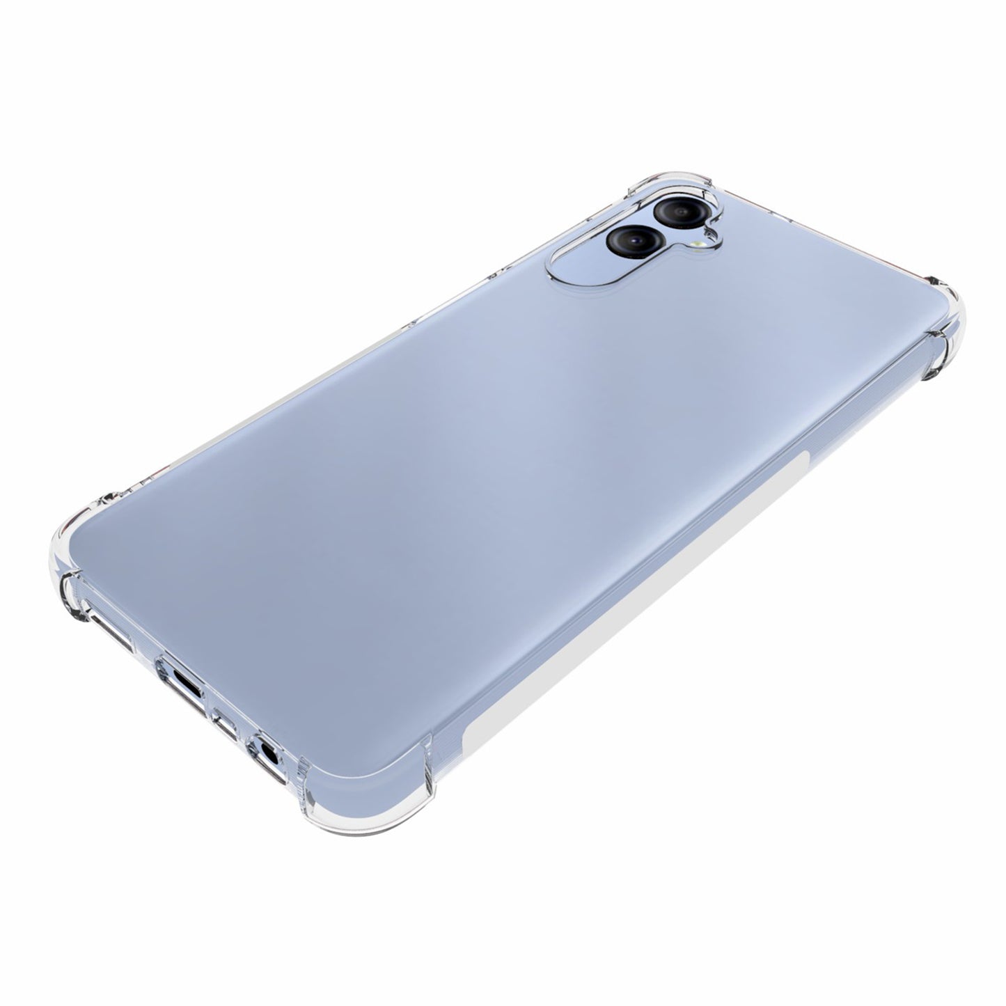 For Samsung Galaxy A05 4G Case Transparent TPU Shell Anti-Slip Mobile Phone Cover