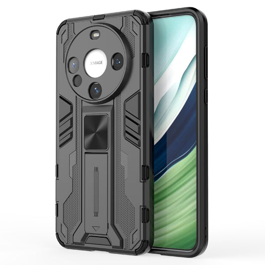 For Huawei Mate 60 Case with Kickstand Combo PC+TPU Phone Cover