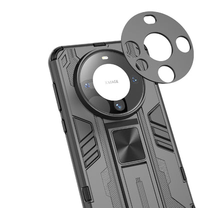 For Huawei Mate 60 Case with Kickstand Combo PC+TPU Phone Cover