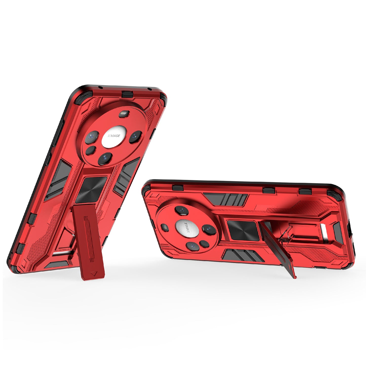 For Huawei Mate 60 Case with Kickstand Combo PC+TPU Phone Cover