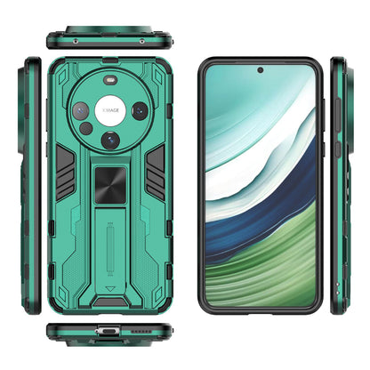 For Huawei Mate 60 Case with Kickstand Combo PC+TPU Phone Cover