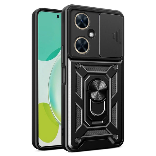 For Huawei Nova 11i Phone Case Slide Lens Protection PC+TPU Kickstand Cover