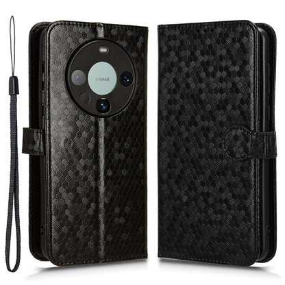 For Huawei Mate 60 Cover Imprinted Wallet PU Leather Stand Phone Case