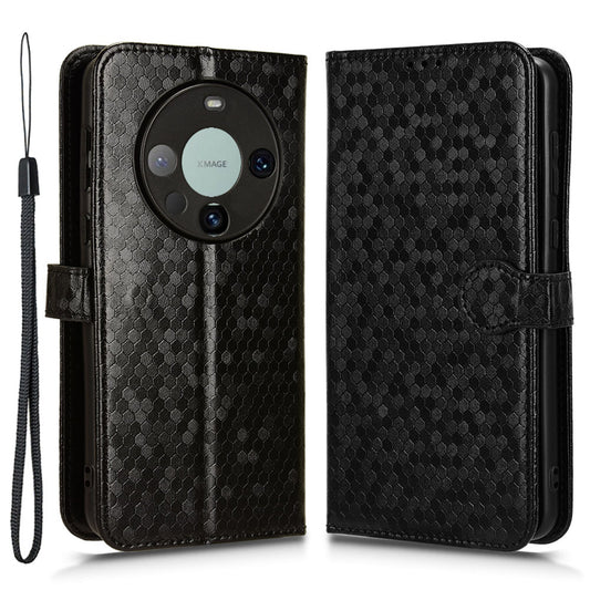 For Huawei Mate 60 Cover Imprinted Wallet PU Leather Stand Phone Case